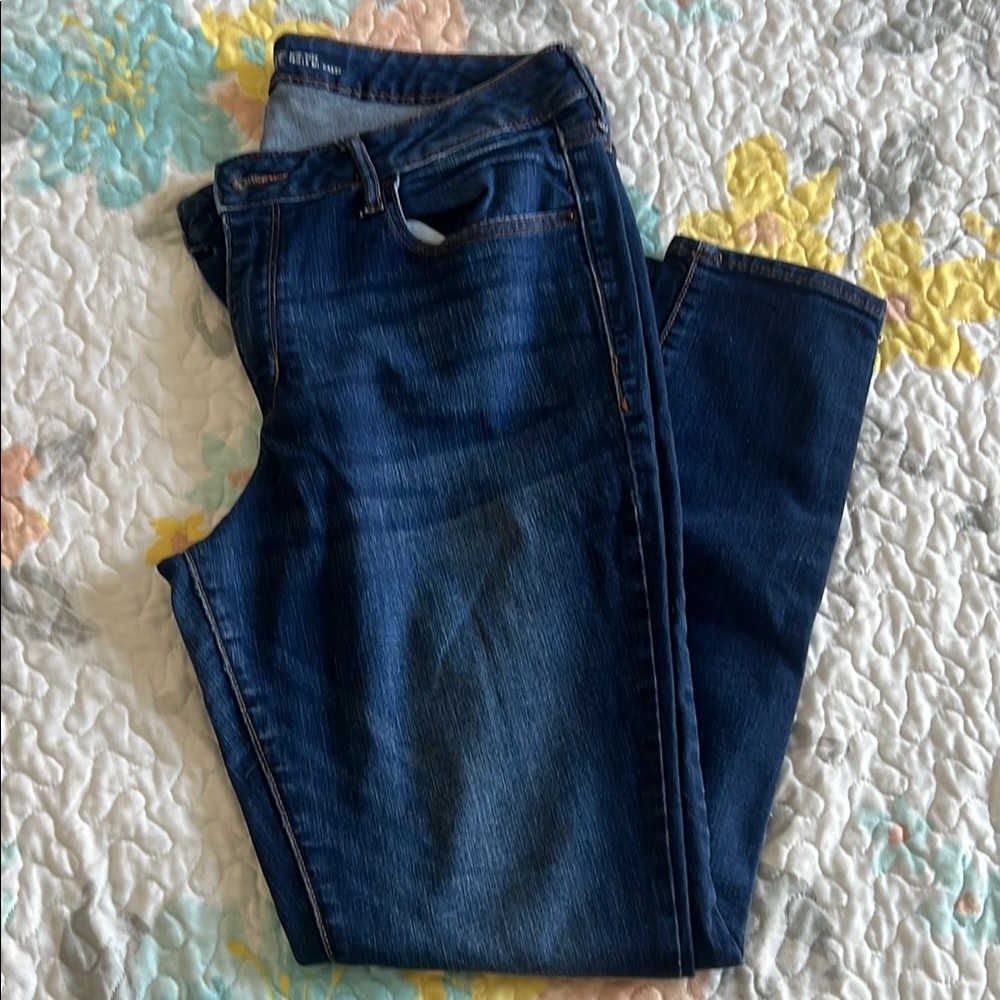 Dark Blue Denim Jeans